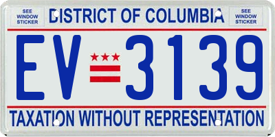 DC license plate EV3139