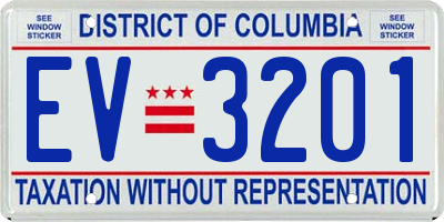 DC license plate EV3201