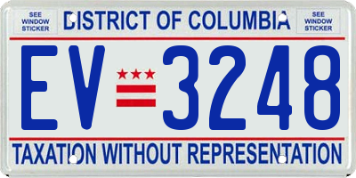 DC license plate EV3248