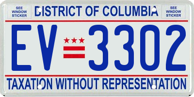 DC license plate EV3302