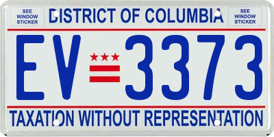 DC license plate EV3373