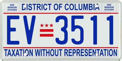 DC license plate EV3511