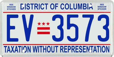 DC license plate EV3573