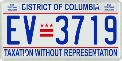 DC license plate EV3719