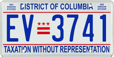 DC license plate EV3741