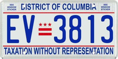 DC license plate EV3813