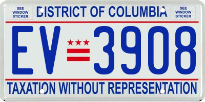 DC license plate EV3908