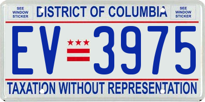 DC license plate EV3975