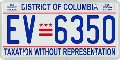 DC license plate EV6350