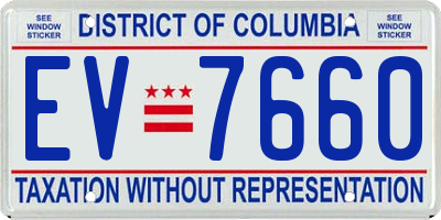 DC license plate EV7660