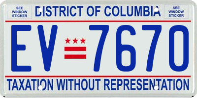 DC license plate EV7670