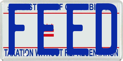 DC license plate FEED