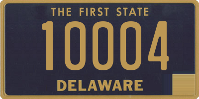 DE license plate 10004