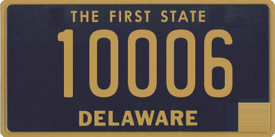 DE license plate 10006