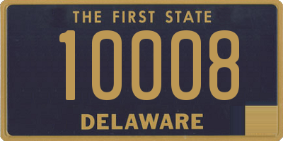 DE license plate 10008