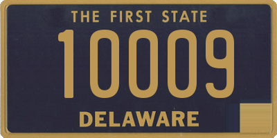 DE license plate 10009