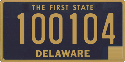 DE license plate 100104