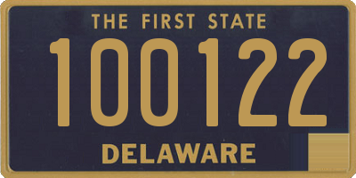DE license plate 100122