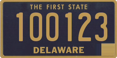 DE license plate 100123