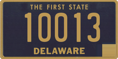 DE license plate 10013