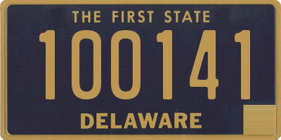 DE license plate 100141