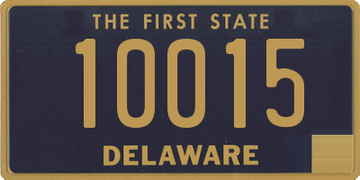 DE license plate 10015