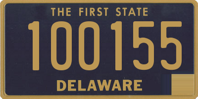 DE license plate 100155