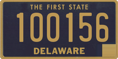 DE license plate 100156