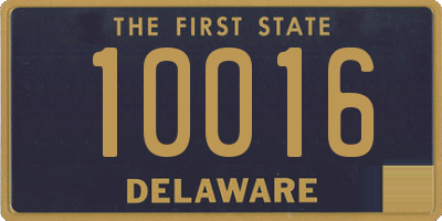 DE license plate 10016