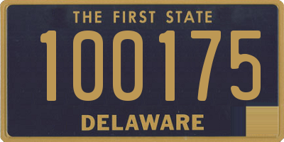 DE license plate 100175