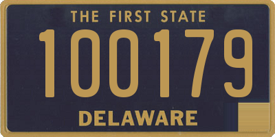 DE license plate 100179