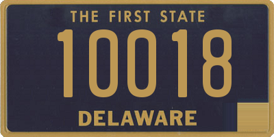 DE license plate 10018