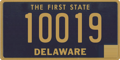 DE license plate 10019