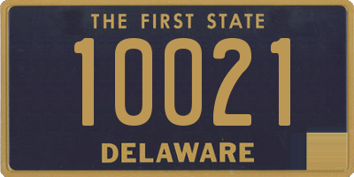 DE license plate 10021