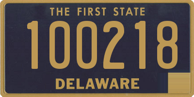 DE license plate 100218
