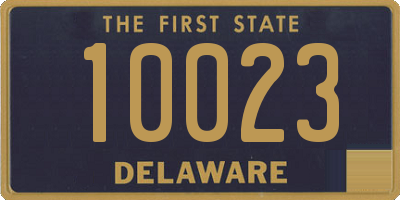 DE license plate 10023