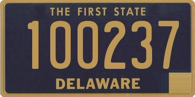 DE license plate 100237