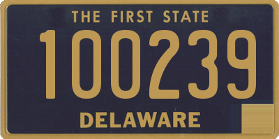 DE license plate 100239