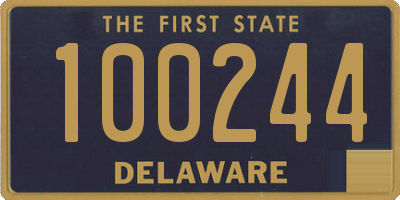 DE license plate 100244