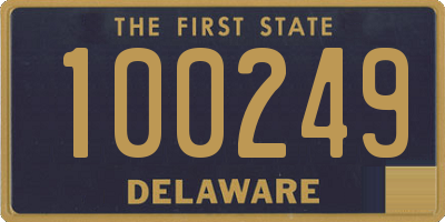 DE license plate 100249