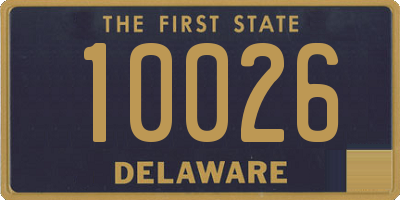 DE license plate 10026