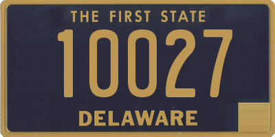 DE license plate 10027