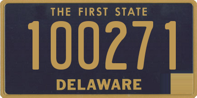 DE license plate 100271