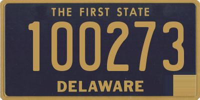 DE license plate 100273