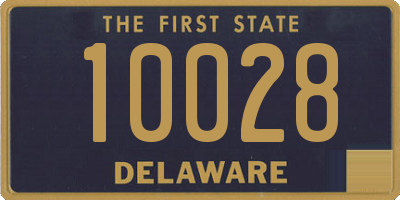 DE license plate 10028