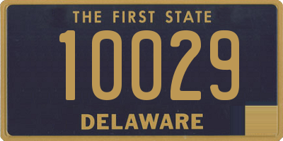 DE license plate 10029