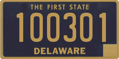 DE license plate 100301