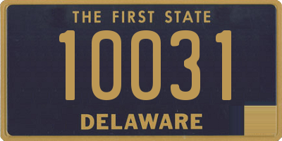 DE license plate 10031