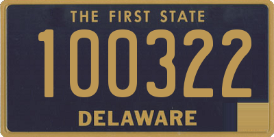 DE license plate 100322