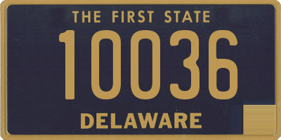 DE license plate 10036